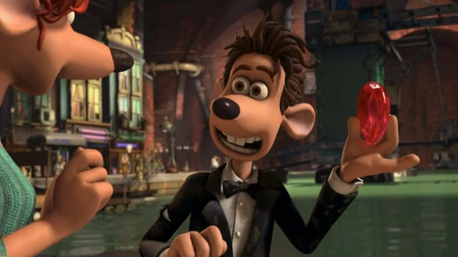 Flushed away. Смывайся 2006 Родди. Смывайся Рубин.