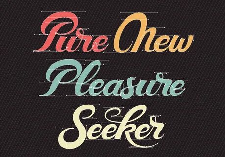 Self initiated typographic project inspired by the Moloko song 'Pure P...