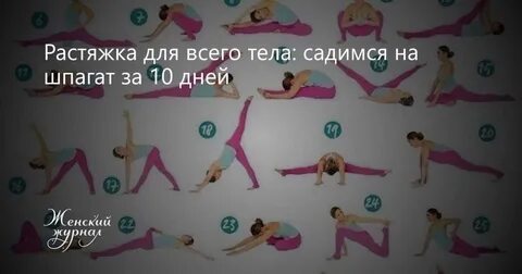 Утренняя растяжка всего тела для женщин