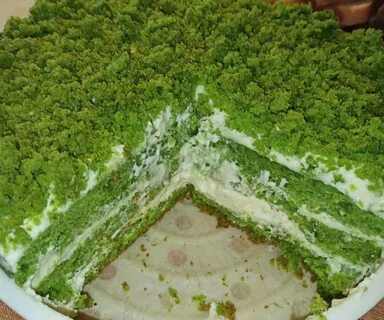 Мох для торта в микроволновке без меда