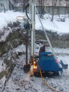 Скважина воду малогабаритной установкой