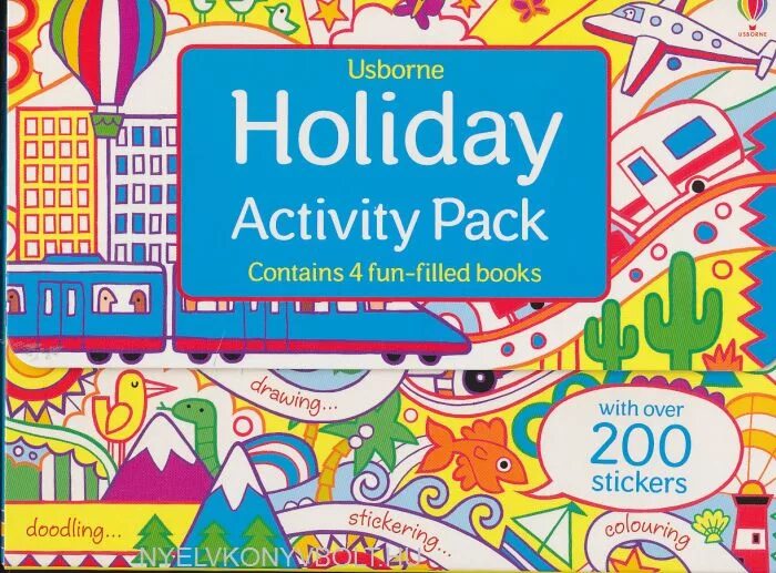 Holiday mania. Activity Holiday Advert. Holiday activities. Holidays ads. Usborne Art activity book.