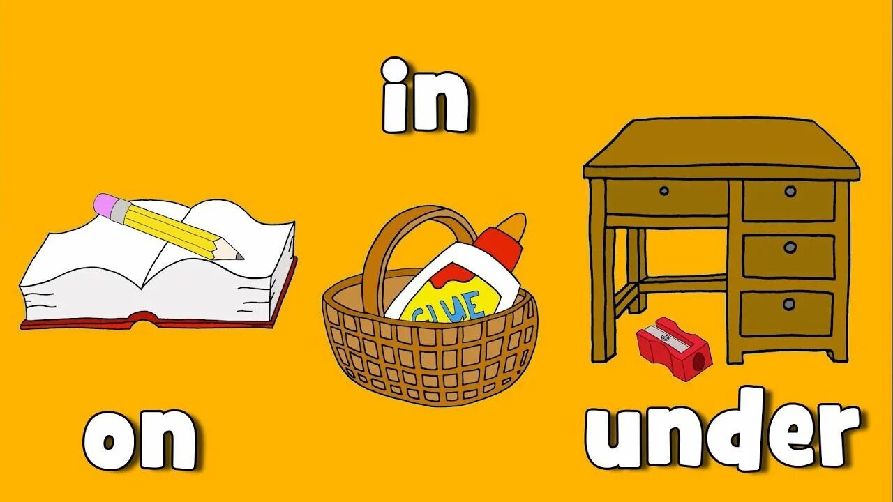 There pens on the table. In on under. Prepositions in on under. Предлоги in on under by. Предлоги on in under для детей.