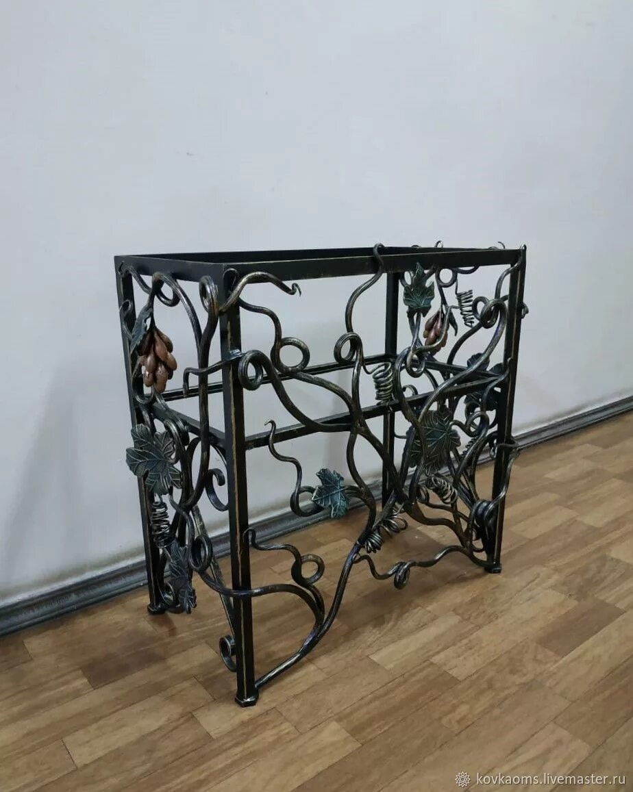 Стойка из металла. Подставка под аквариум 400 лиз железа. подставка из металла. кованые подставки. кованая подставка для аквариума.