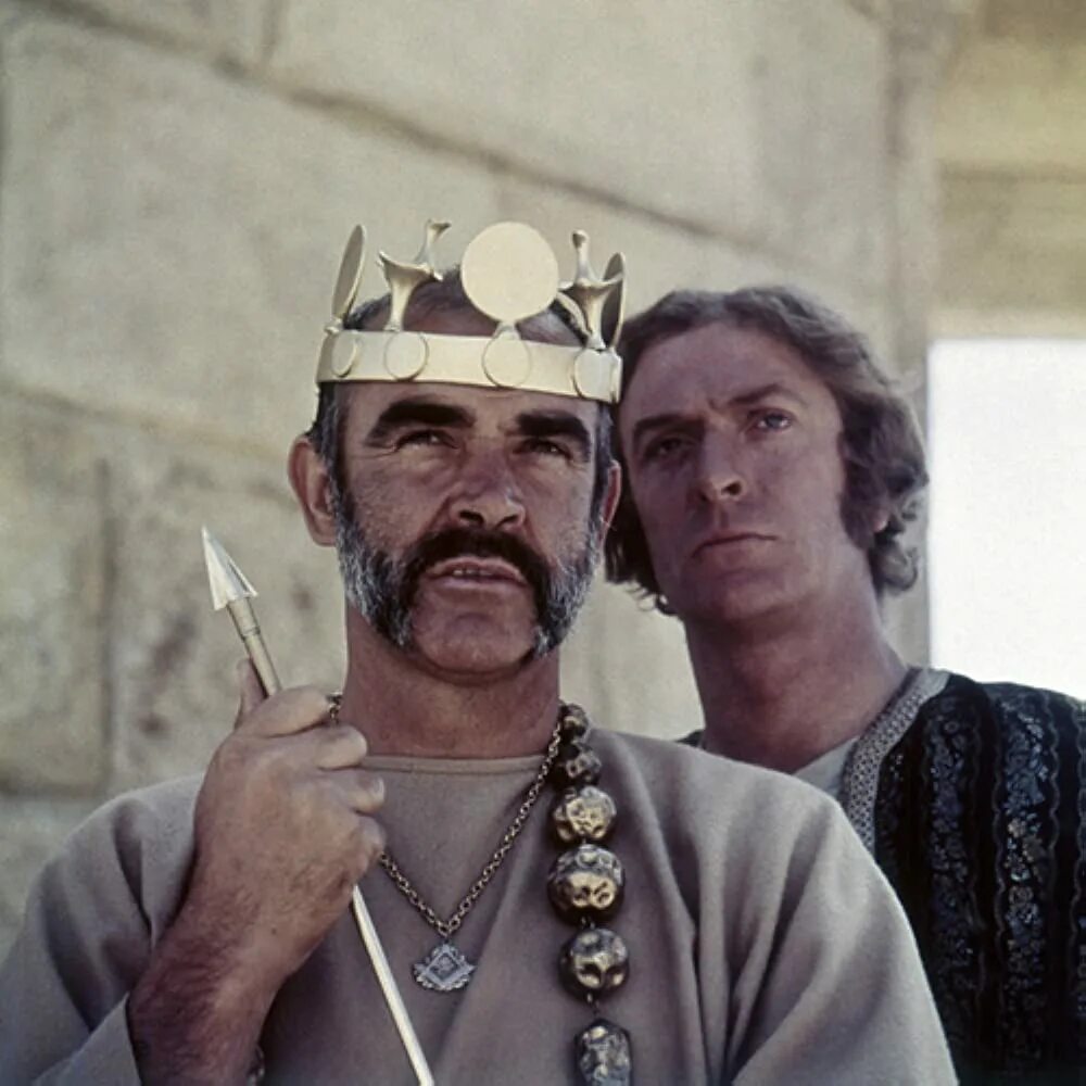 Будешь сильным и большим будешь королем. Шон Коннери 1975. Человек, который хотел быть королем (1975). Шон Коннери Король.