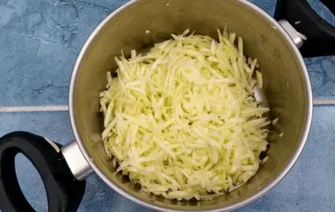 Кабачки на крупной терке