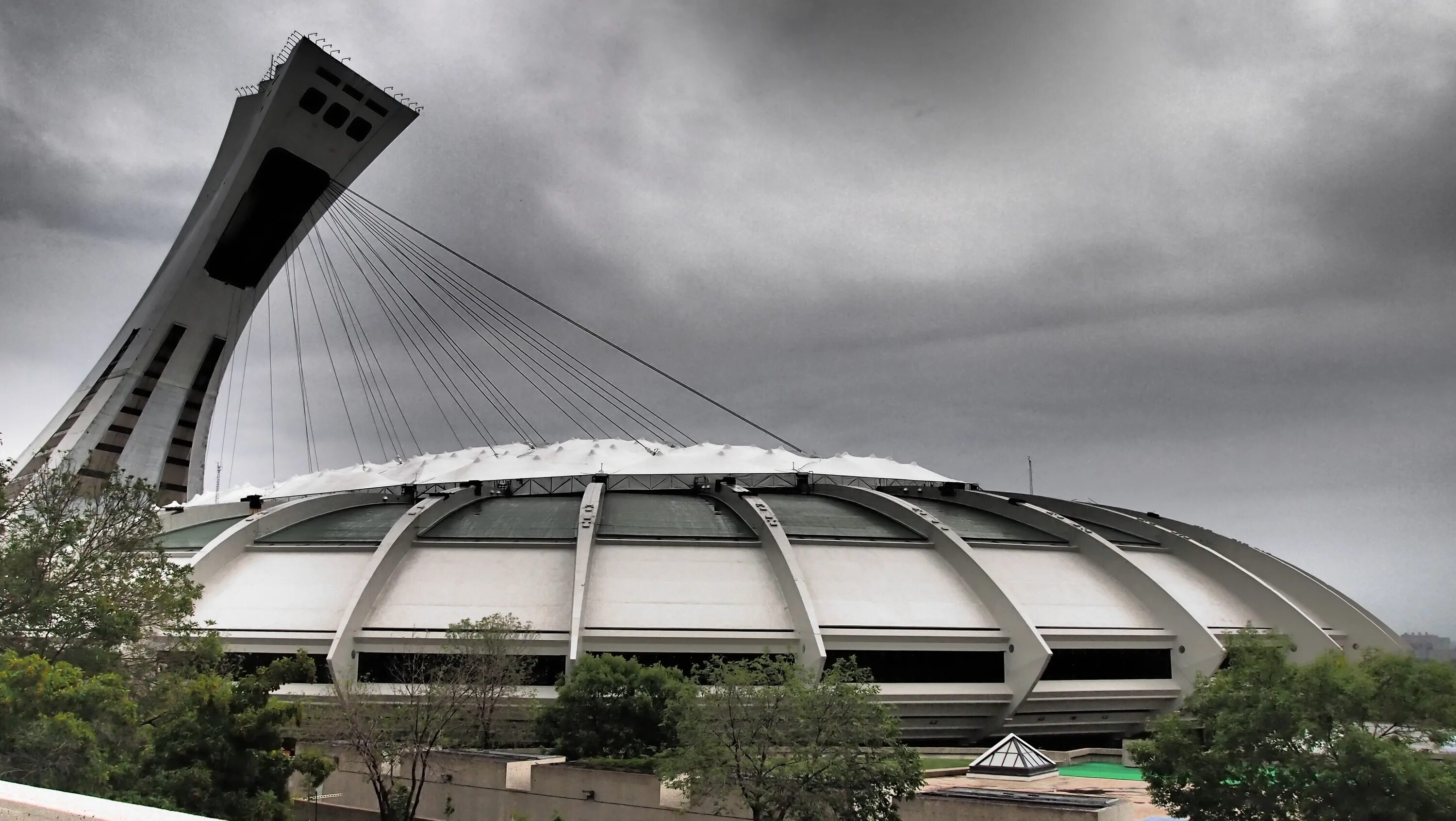 Олимпийский стадион в Монреале. Олимпийский стадион в Монреале конструкции. Олимпийский парк Монреаль. Олимпийский стадион Монреаль 1976.