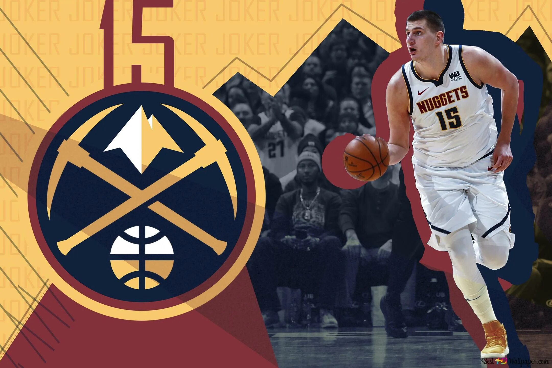 Ковбой тик ток наггетс. Денвер Наггетс Йокич. Denver Nuggets Jokic Wallpaper. Денвер Наггетс обои.