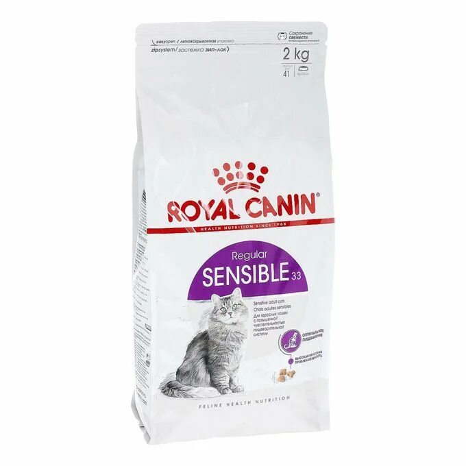 Royal canin для кошек 2кг. Сенсибл 33 корм для кошек Роял Канин. Роял Канин Сенситив 33 для кошек. Сухой корм для кошек Royal Canin sensible 33. Royal Canin Сенсибл 2 кг..