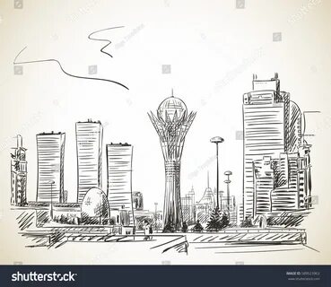 Байтерек раскраска