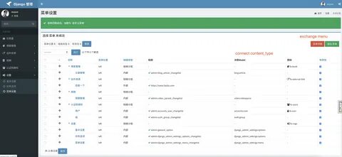 Интерфейс django