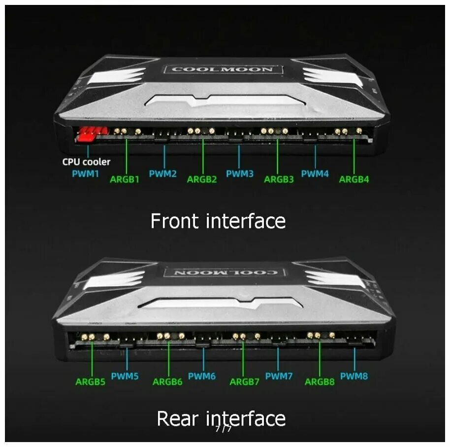 Coolmoon RGB контроллер. 4-Pin PWM; 3 Pin ARGB. ARGB 4 Pin Coolmoon. PWM 4 Pin RGB. Хаб x