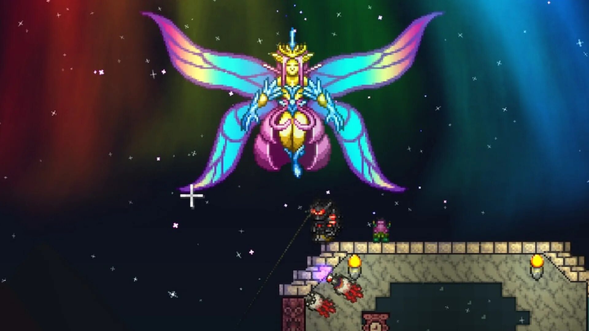 Сильнейший класс в террарии. Terraria боссы плантера. финальный босс террарии. 3 босс в террарии. босс мотылек террария.