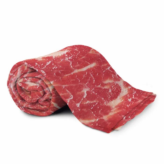 Плед "мясо". 3d мясо. Мясные шторки.