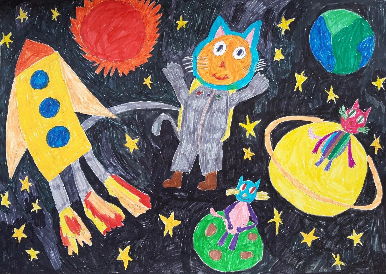 Детские рисунки на тему космос. Рисование космос для дошкольников. Космос глазами детей рисунки конкурс. Рисунки на тему космос для детей. Рисунок про космос в садик