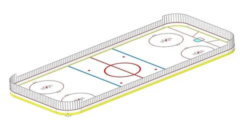 Pitch track court course ring