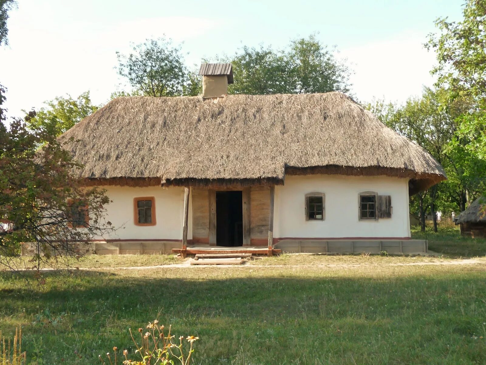 Машина хата. Хата Мазанка. Мазанка Третьякевичей. Поповка (Зеньковский район). Украина Полтавская область село Поповка.