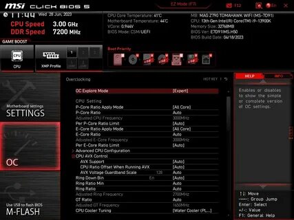 Биос msi tomahawk max