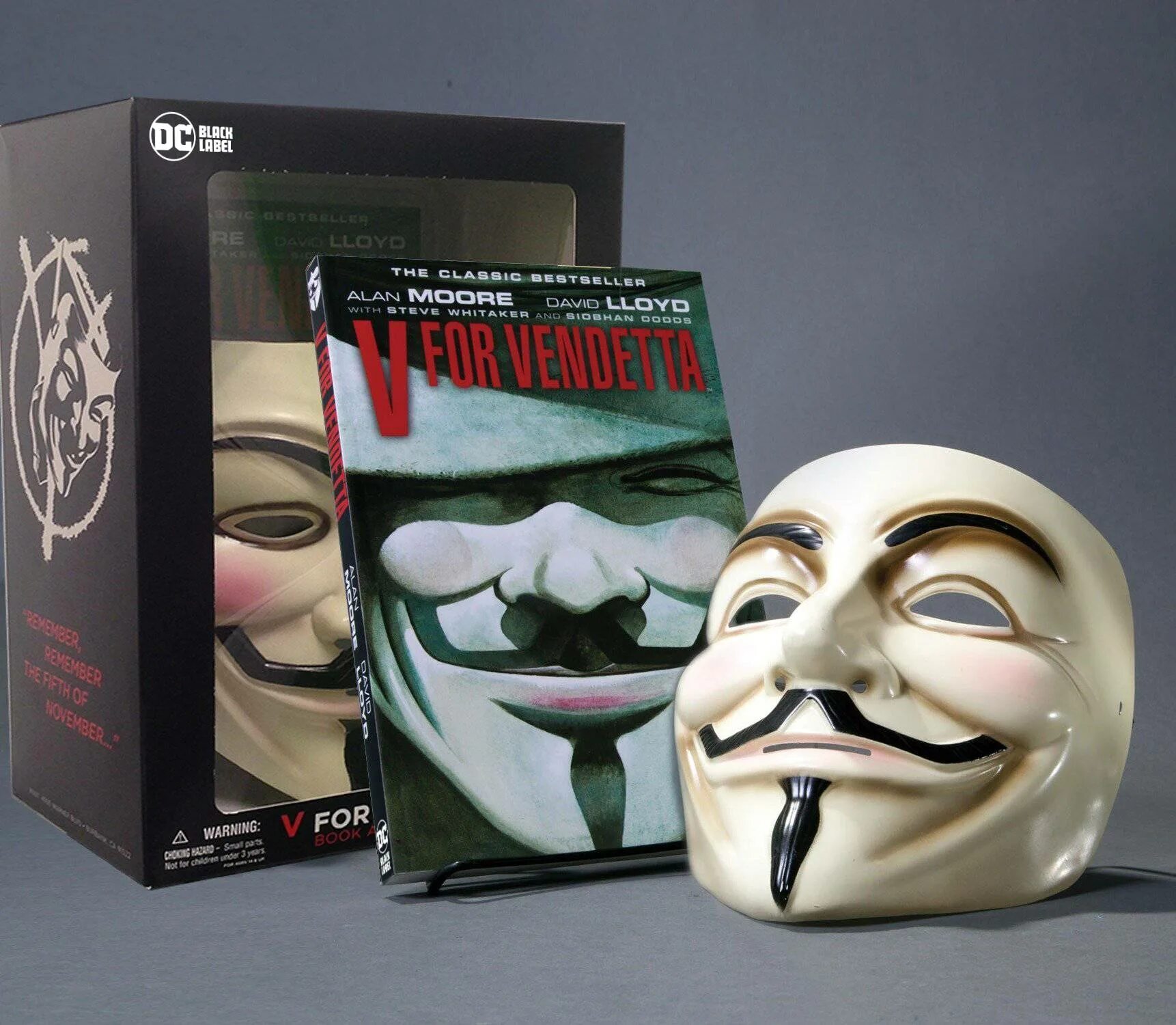 V for Vendetta. Маска книга.