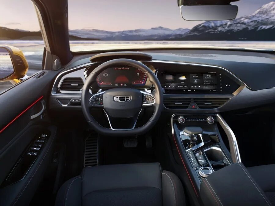 ) flagship. Подсветка джили тугела. Подсветка джили тугела. Geely tugela 2021. Geely coolray черный салон.