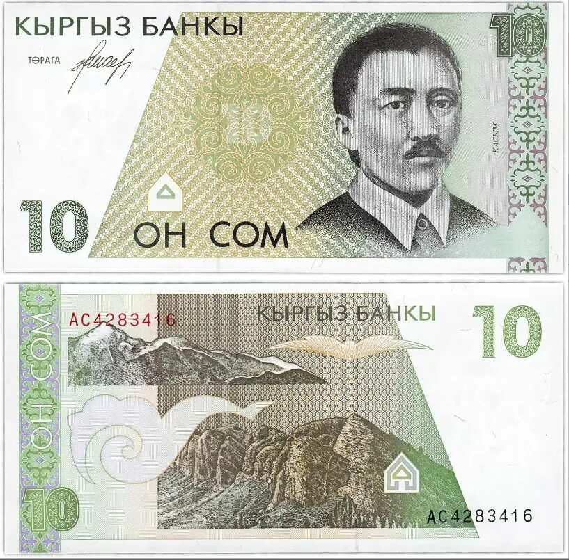 10 сом кыргызстан. Кыргызский сом сум. Киргизский сом 500. 200 сом алыкулов. Купюра 5 киргизский сом.