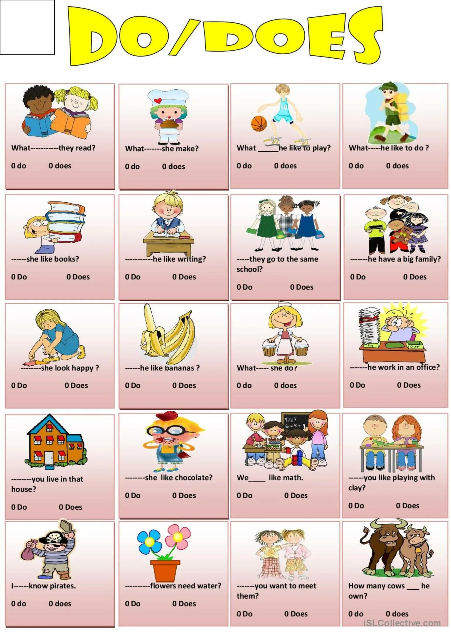 Do does for Kids. Do does Worksheets. Do does Worksheets for Kids. Англ.яз. Грамматика для детей. Does we like english