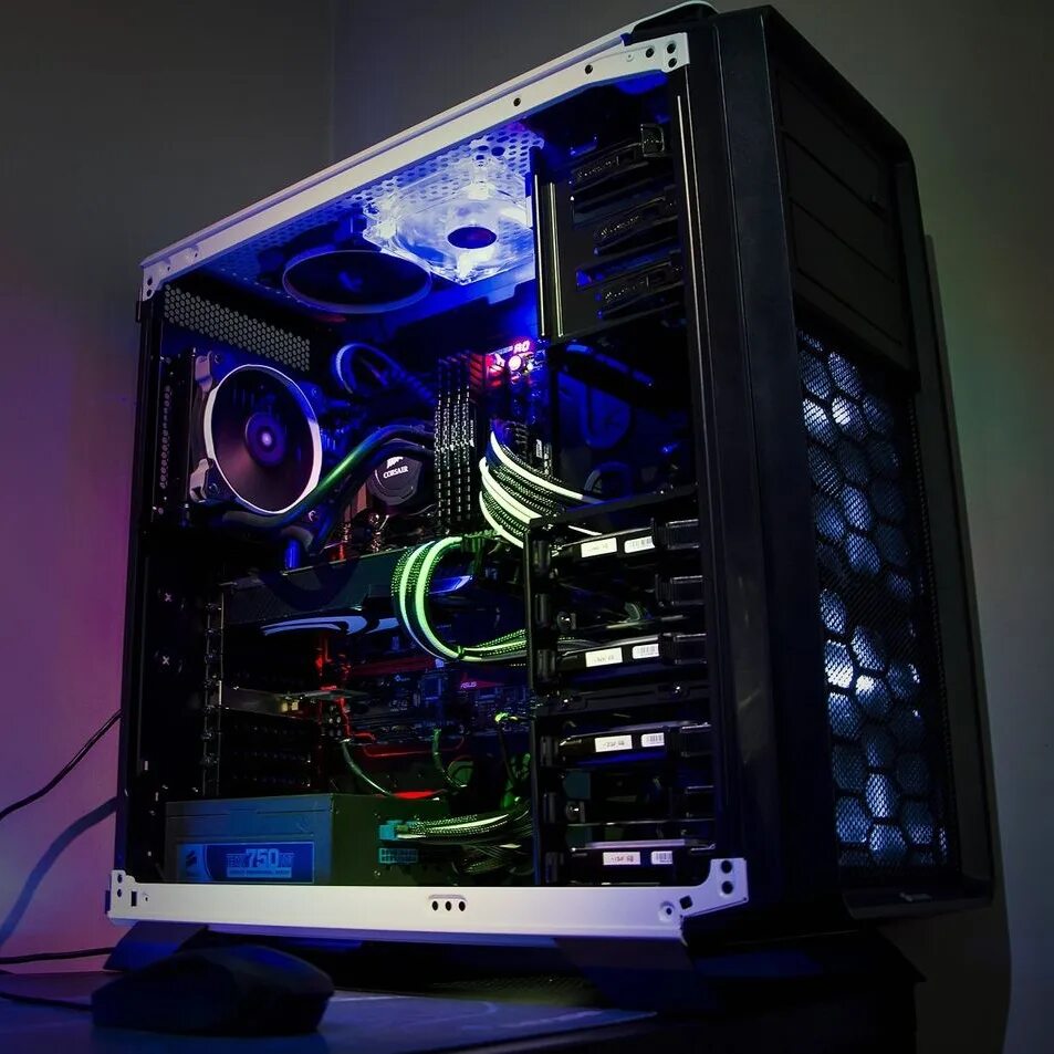 Какой должен быть игровой компьютер. Системный блок с i5 6500. игровой компьютер. мощный компьютер. компьютер игровой мощный.