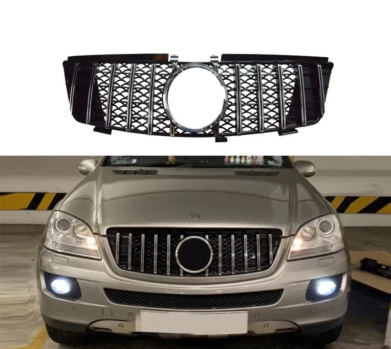 Решетка мл 164. Решётка gt на mercedes w164. решетка радиатора gt mercedes ml 164. решетка на мерседес мл 164.