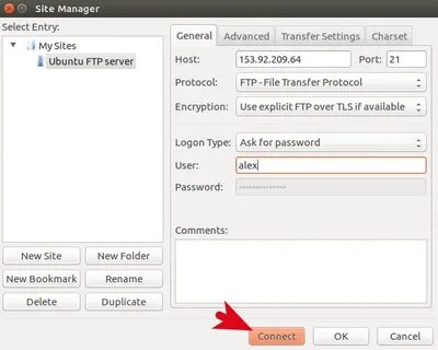 Linux sftp