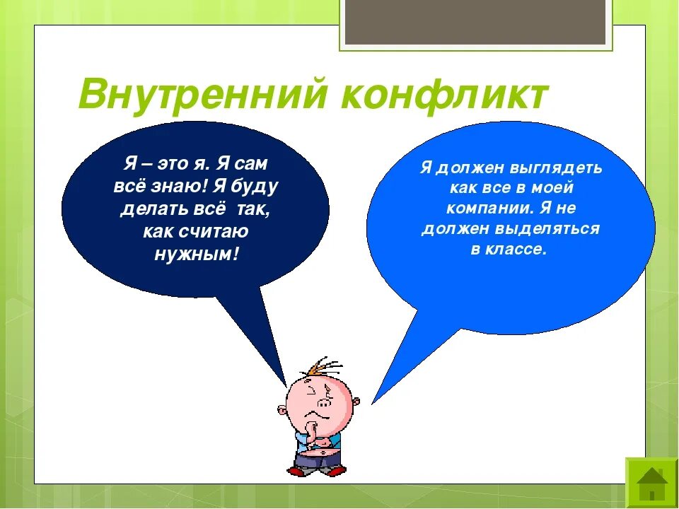 Внутренний конфликт в психологии