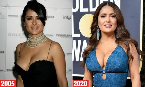 Salma Hayek says her breasts grew 'a lot' during pregnancy and no...