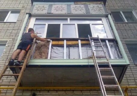 Как утеплить балкон снаружи