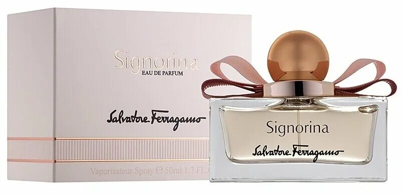 Парфюмерная вода Salvatore Ferragamo Signorina. Парфюмированная вода Salvatore Ferragamo Signorina, 50 мл. Сеньорита Сальваторе Феррагамо. Salvatore Ferragamo Signorina Salvatore Ferragamo Eau de Parfum.