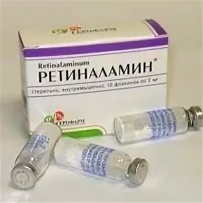 Внутримышечное введение ретиналамина