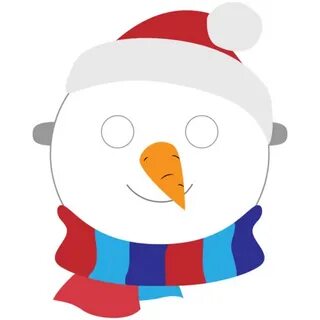Маска снеговика распечатать