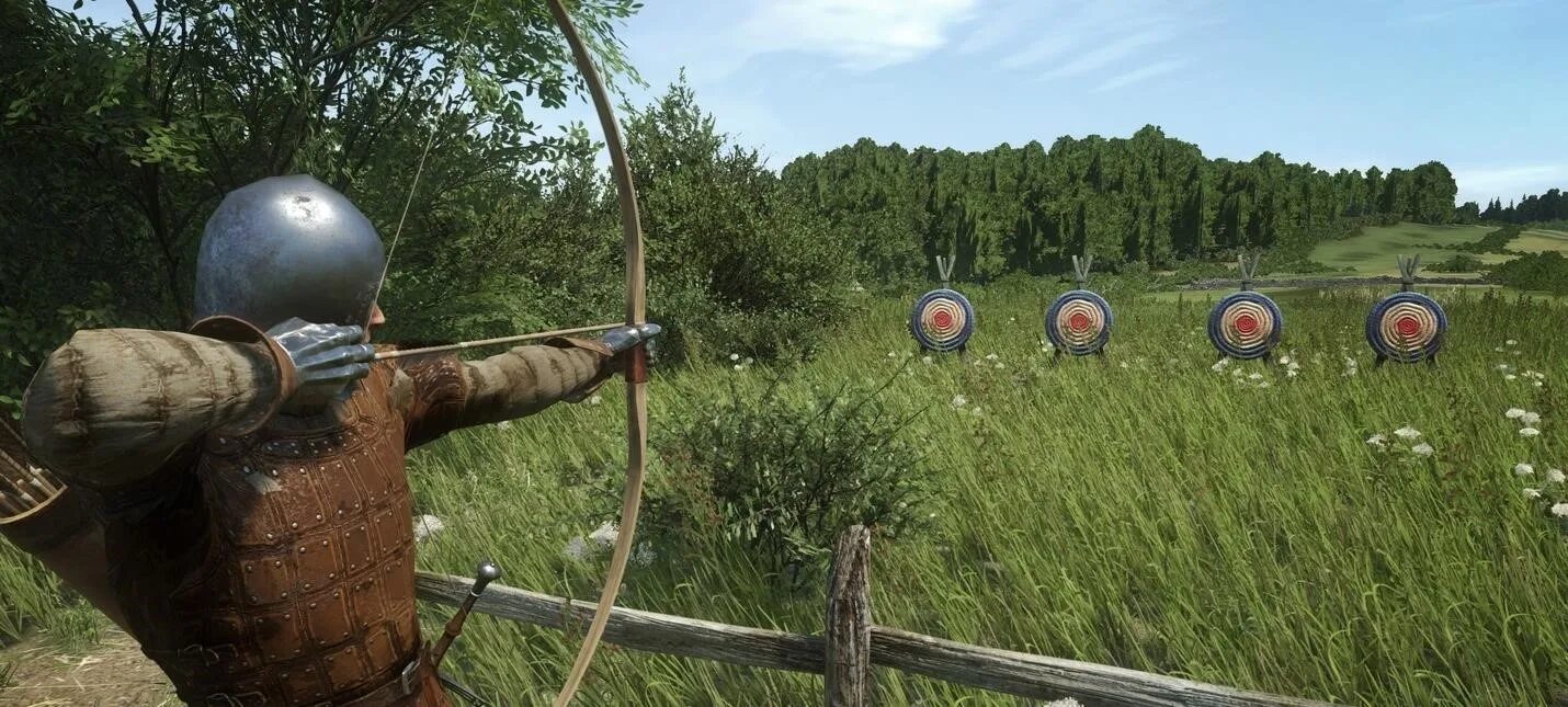 Kingdom come: deliverance. Стрельбище кингдом Кам. Kingdom come deliverance лучник. Kingdom come deliverance лук. Кингдом кам прицел