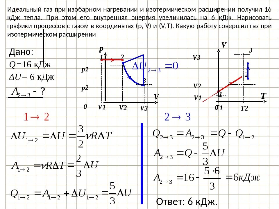 Работа одноатомного идеального газа в изобарном процессе. Работа идеального газа в изотермическом процессе. Работа газа в изобарическом процессе. Изобарическое расширение газа.