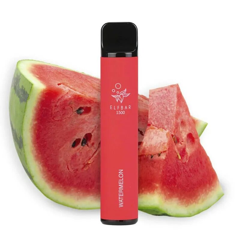 Elf bar какие вкусы. Elf bar 1500 арбуз. elfbar lux 1500 watermelon. elfbar 1500 электронная сигарета. эльф бар 1500 затяжек арбуз.