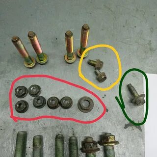 Болты подвески