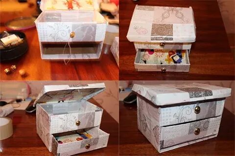 Проект шкатулка из картона