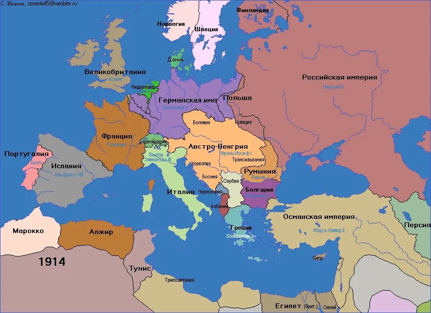 Карта Европы 1914 года. Границы Европы 1914 года карта. Политическая карта Европы 1914. Карта Европы 1914 года политическая.