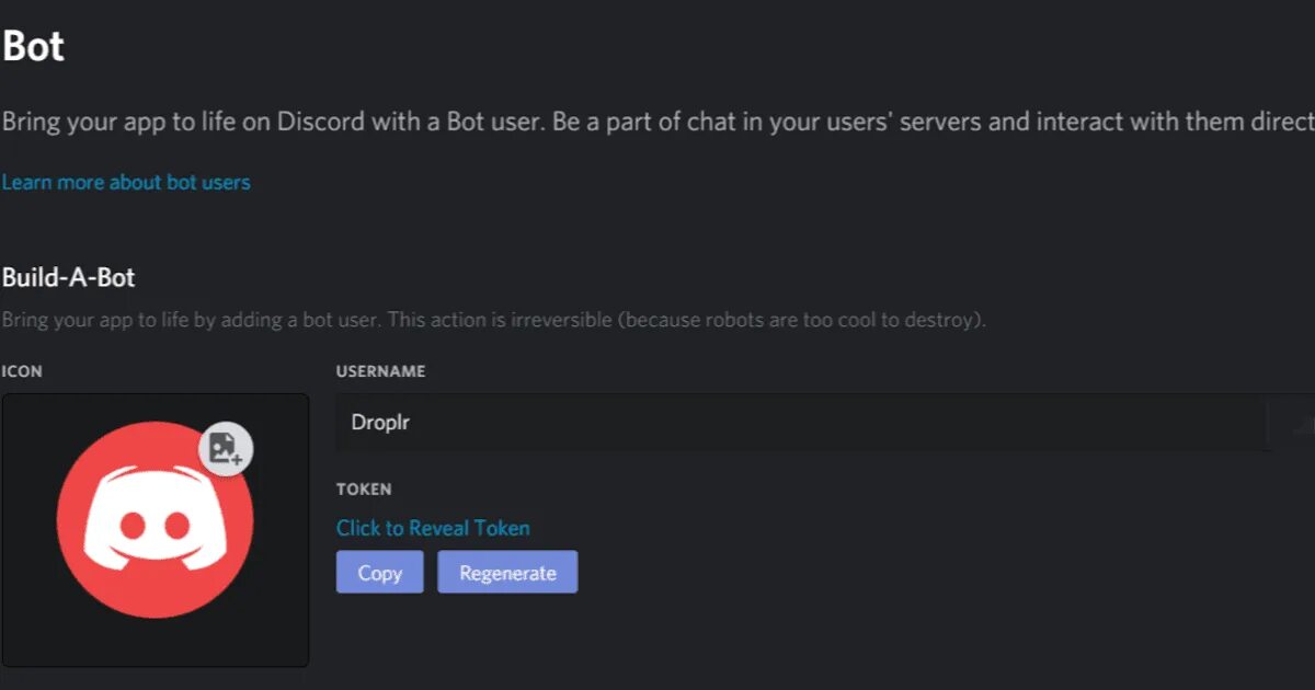 Bot token