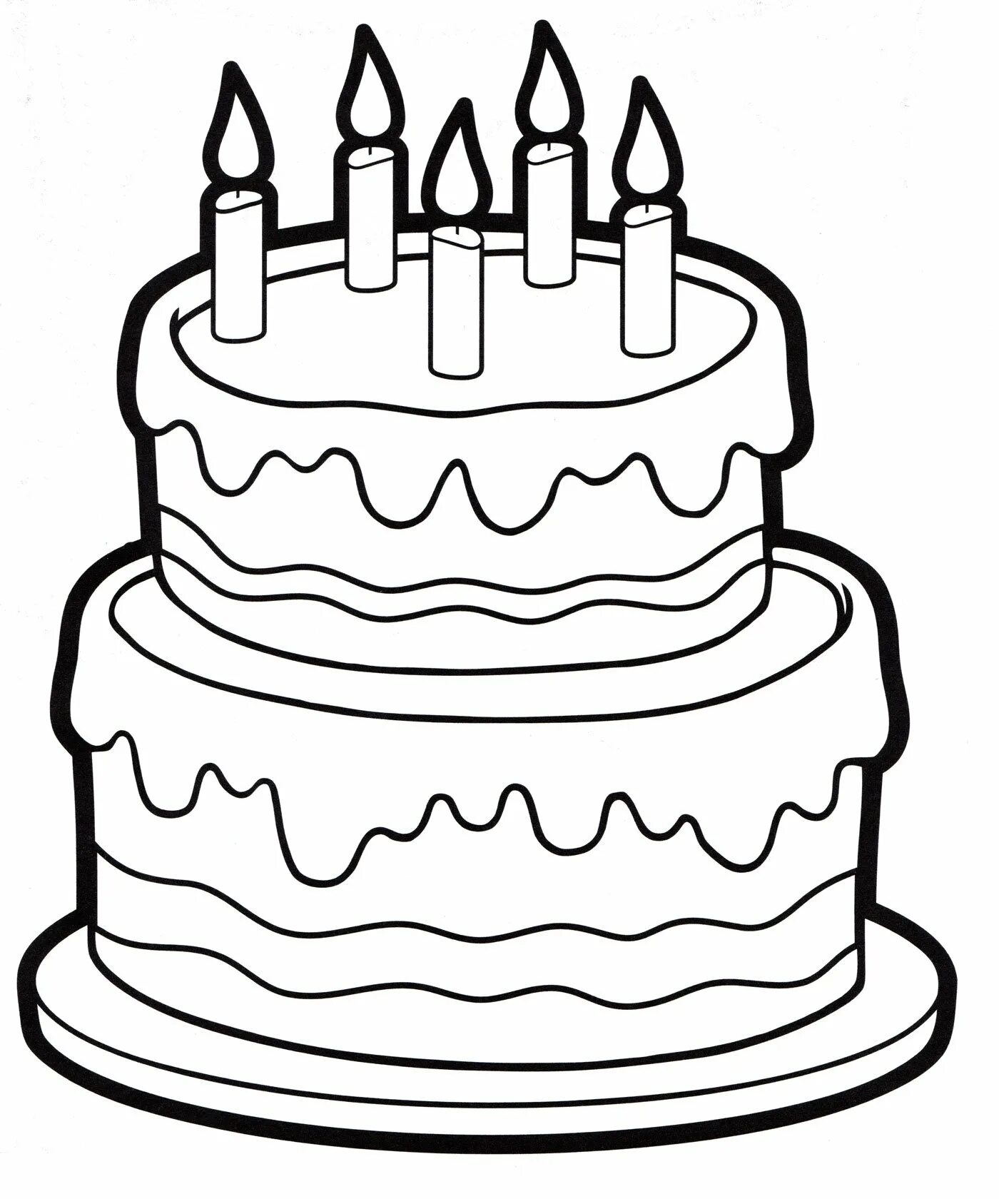 Распечатать день рождения красиво. Раскраска торт. Рисунок торта для срисовки. Торт раскраска для детей. Тортик раскраска для детей.