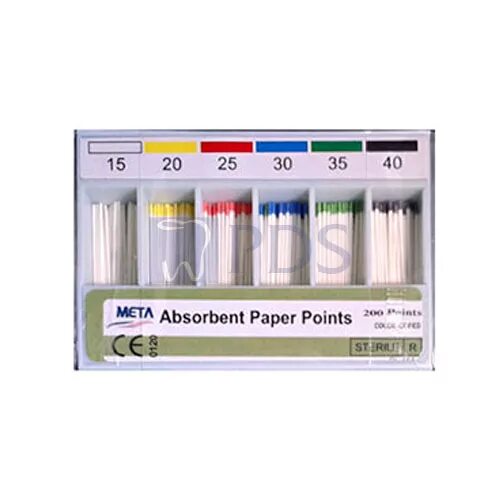 Paper point. Absorbent paper points. бумага мёт. paper points -2006 калибр.