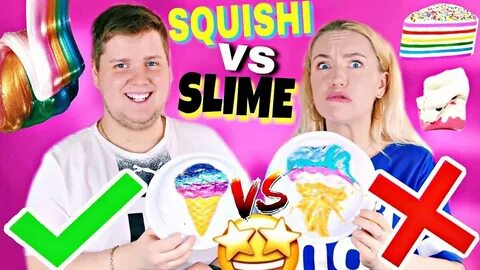 СКВИШИ против ЛИЗУНОВ ЧЕЛЛЕНДЖ SQUISHY vs SLIME challenge ЛИЗУН В ВИДЕ РЕАЛЬНОЙ 