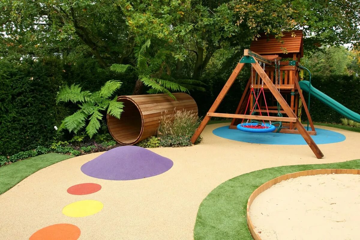 Детские площадки можно ли гулять. Детская площадка. Игровая площадка на даче. Детская площадка для дачи. Ландшафт детской площадки.