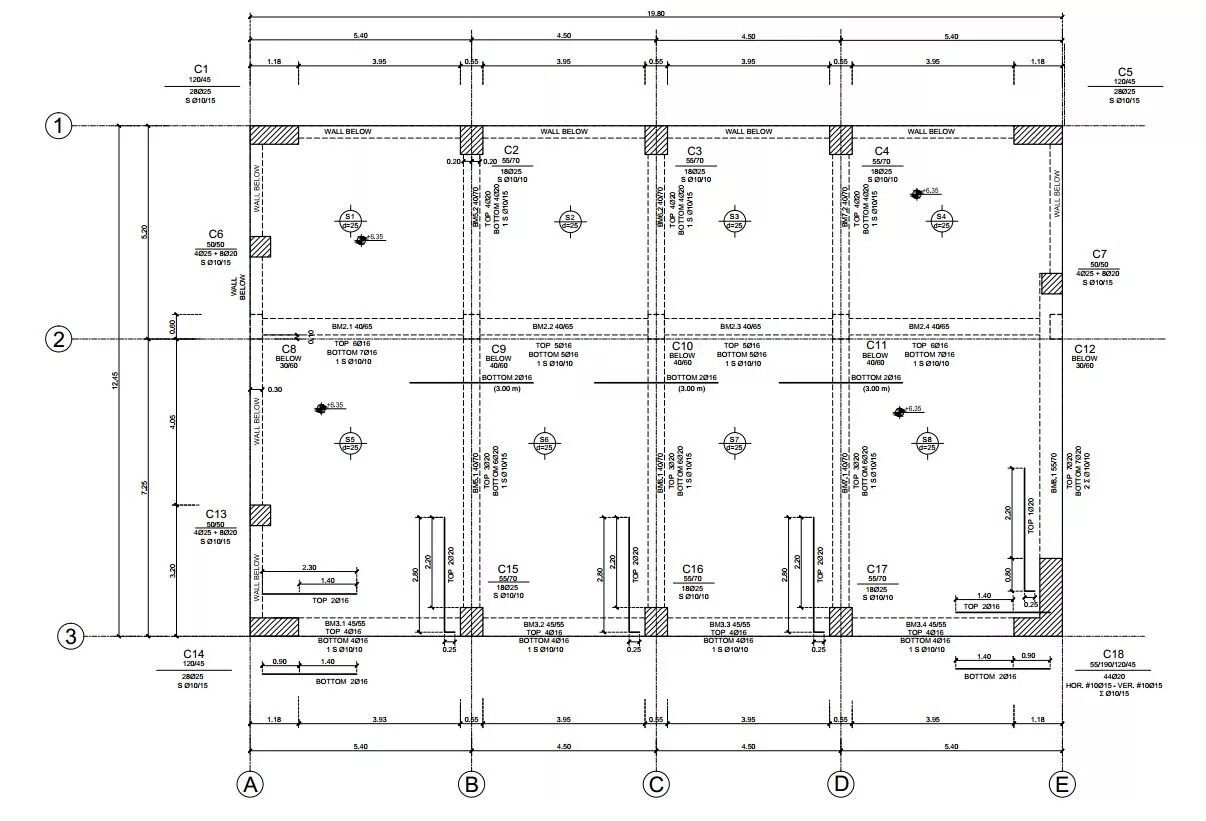 Mini Scanner structure drawing. Structural drawing Bolts. DOKACAD инструкция. Pdf drawings of Concrete Blocks.