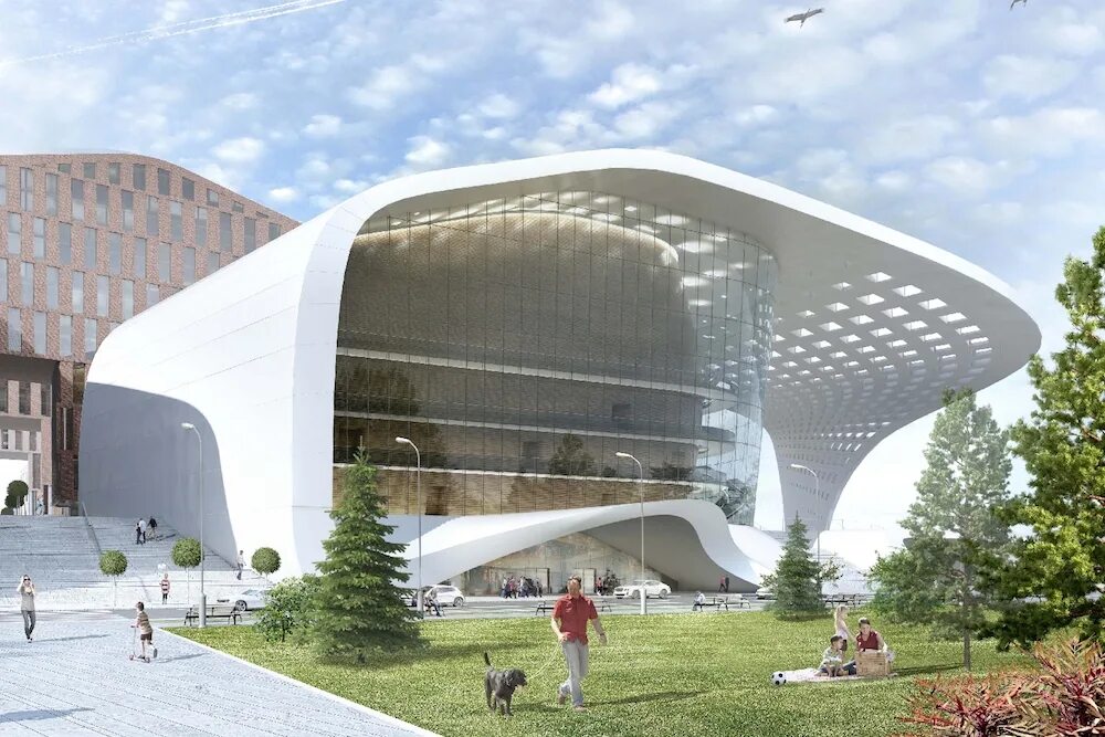 Архи большой. Многофункциональный центр stadshuisnieuwegein, нидерланды. общественные здания. современная архитектура россии. архитектурные проекты россии.