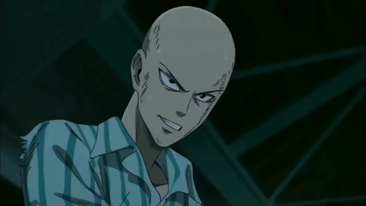 Сайтама в ярости. Ванпанчмен сайтама удар. Сайтама из one punch. Сайтама ухмылка. One punch man лицо сайтамы.