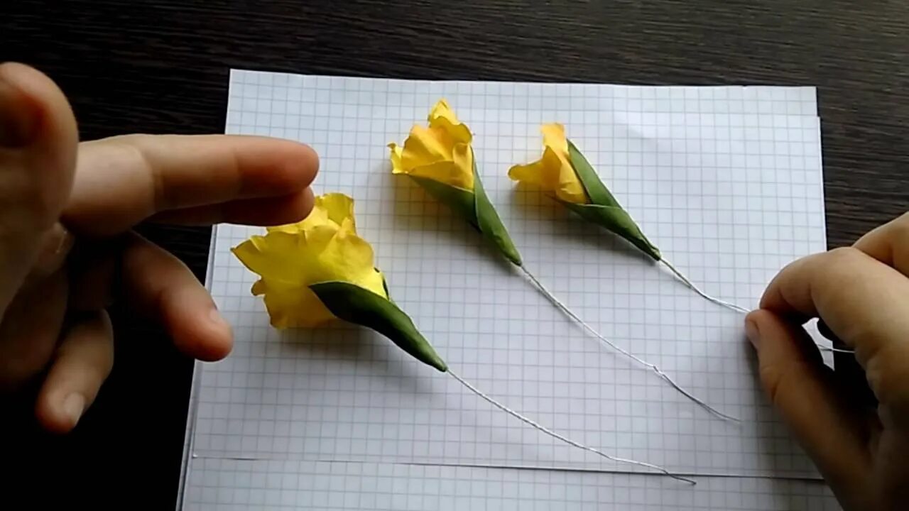 гладиолус из фоамирана